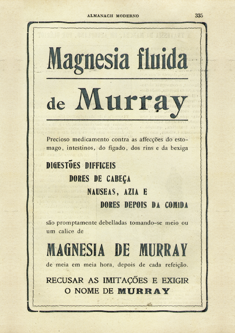 Magnésia Fluida de Murray (propaganda)